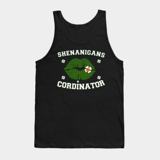 Shenanigans Coordinator retro St. Patricks Day Teacher luck Tank Top